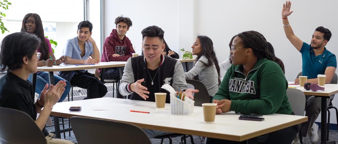 Group of students interacting