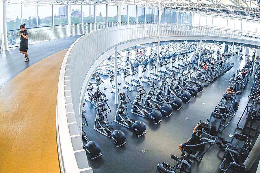 Image of the equipment at UM sport and recreation facilities.