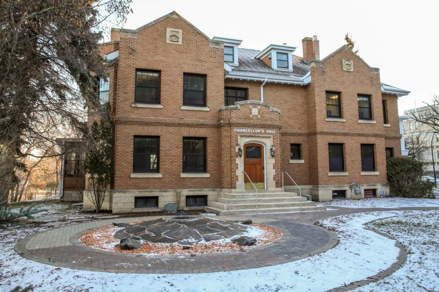 The exterior view of the National Centre for Truth and Reconciliation at the University of Manitoba Fort Garry campus.