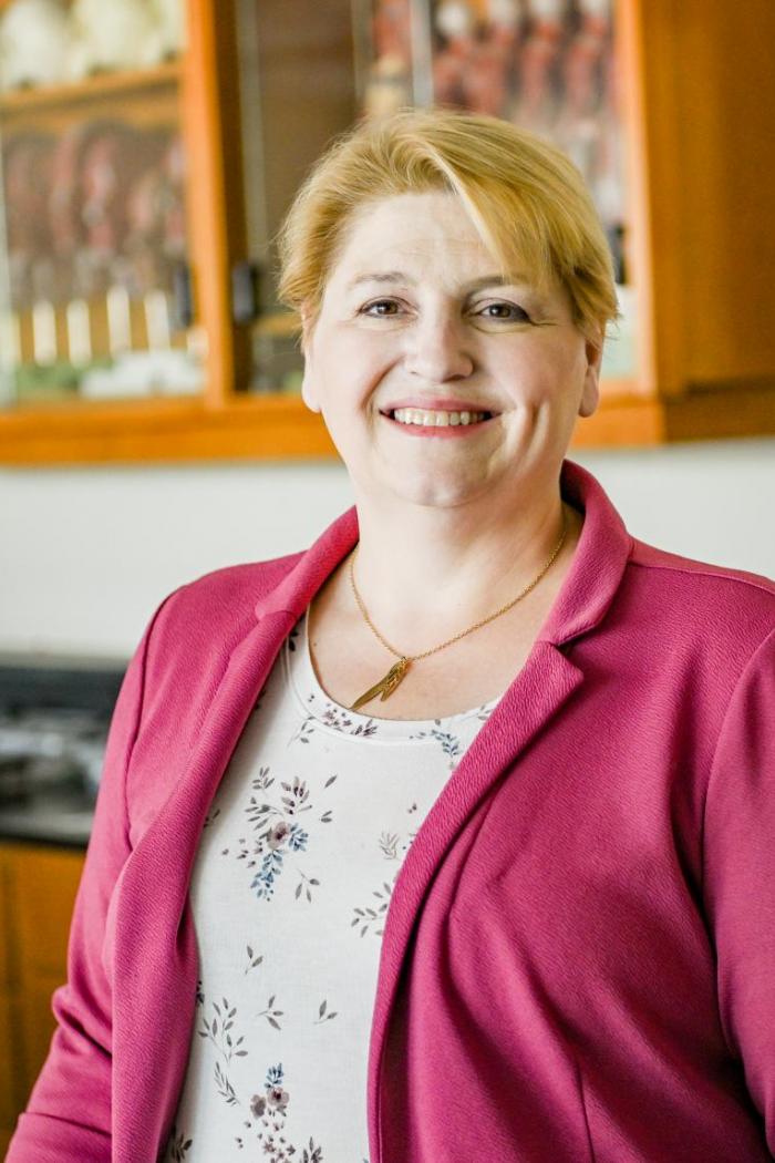 Portrait of Trina Kajtar.