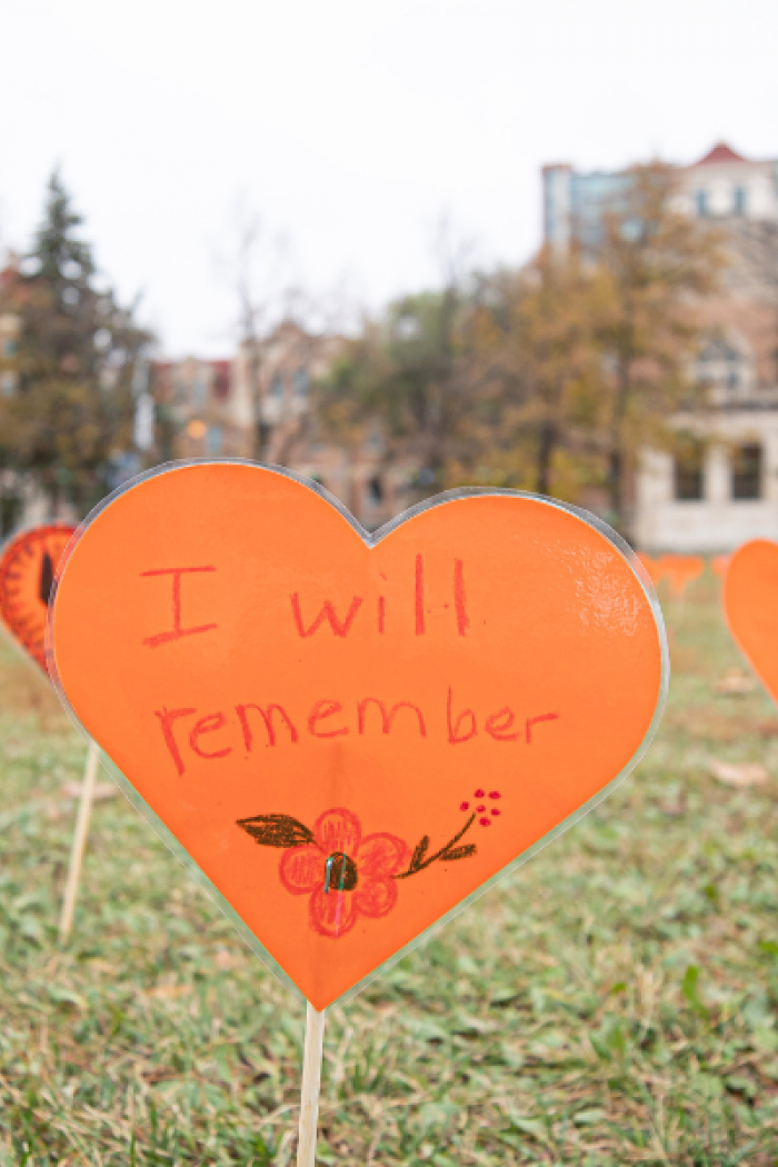 Heart garden 2023 at UM.