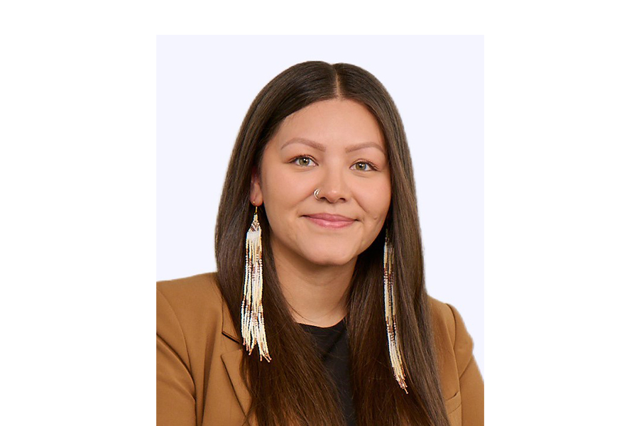 person posing for a professional headshot.